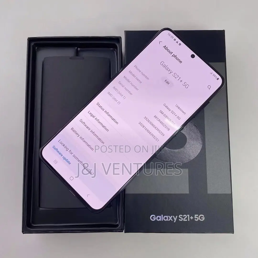 New Samsung Galaxy S21+ 5G 128 GB Black