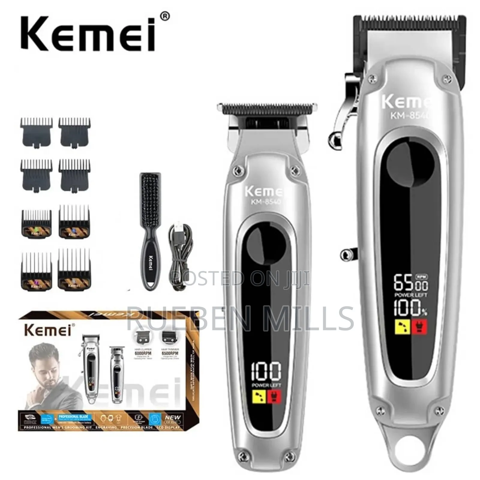 New Release Kemei Km-8540 Double Salon Barbering Machine