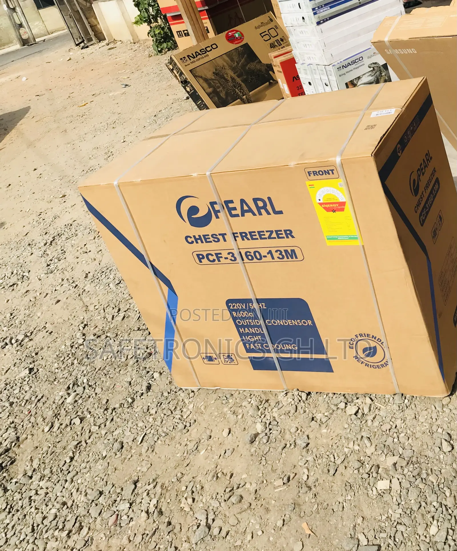 Choose Singledoor Pearl 316l PCF-380 Grey Freezer
