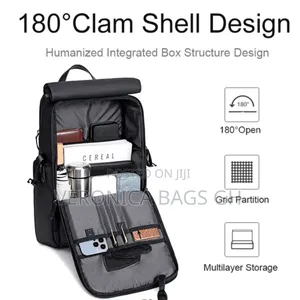 Potable Leather Backpack for 15 Inches Laptop Waterproof