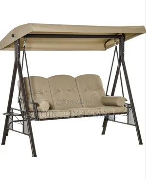 Outsunny 3 Seater Garden Swing With Sun Canopy