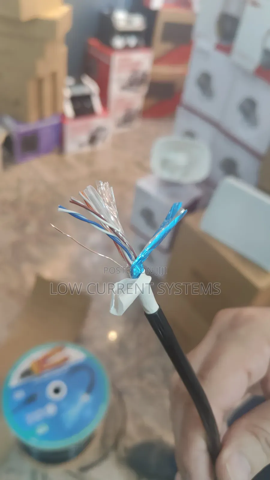 Cable FTP Cat6a 305m Outdoor Network Cable Networking