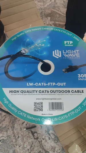 Cable FTP Cat6a 305m Outdoor Network Cable Networking
