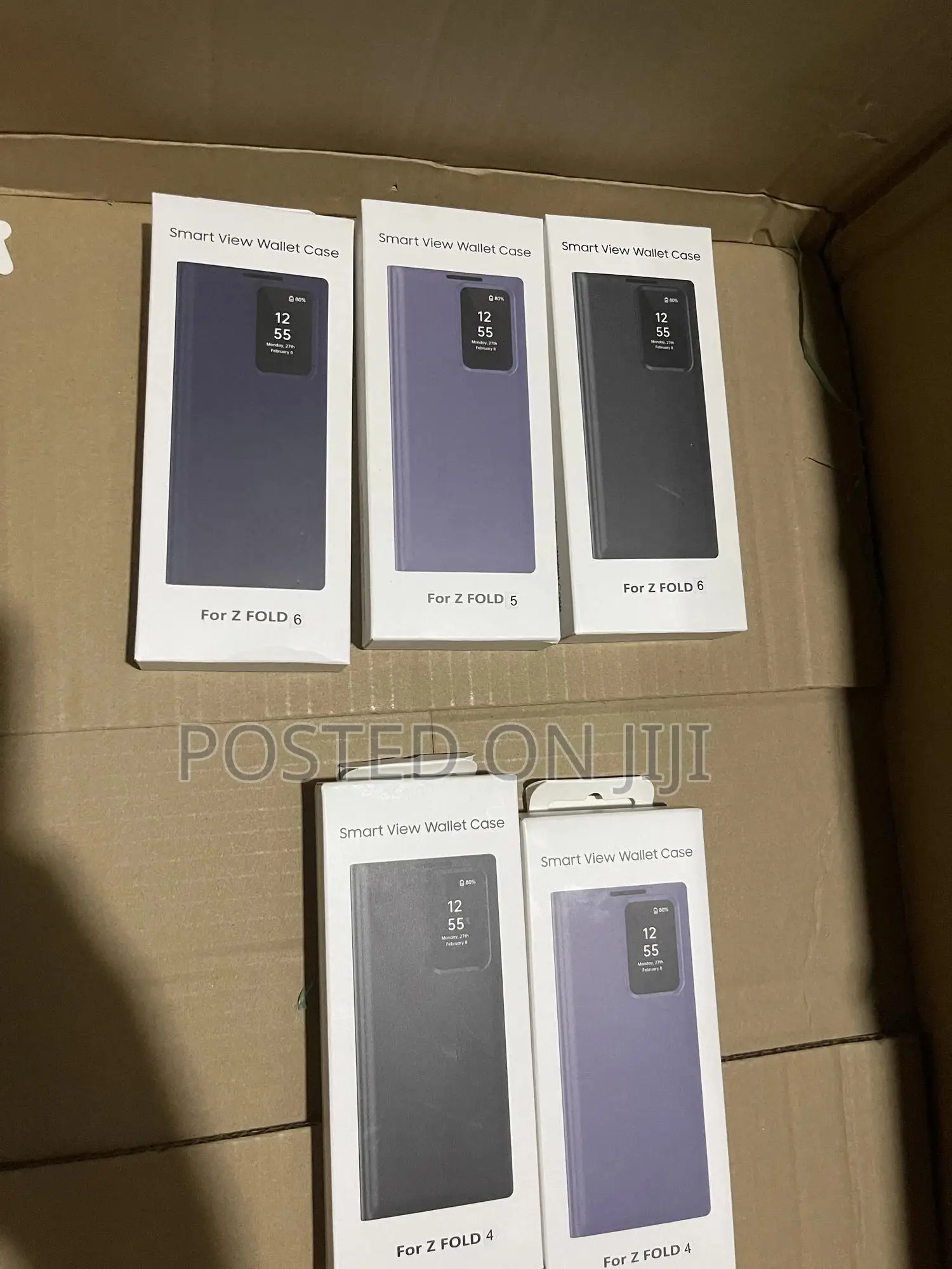 Fold 4/5/6,7 Smart View Case With Sensor