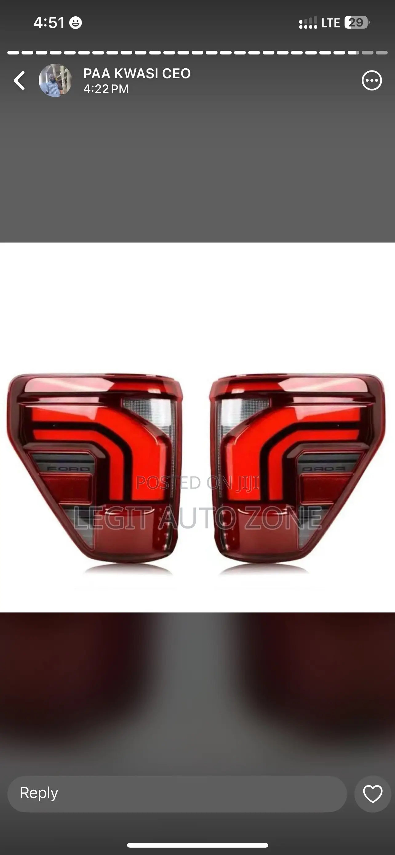 Ford F150 2021,2022,2023,2024, Spec Taillights