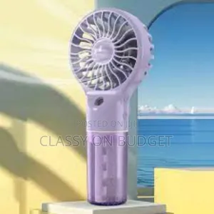 Spray Humidification Mini Handheld Fan.