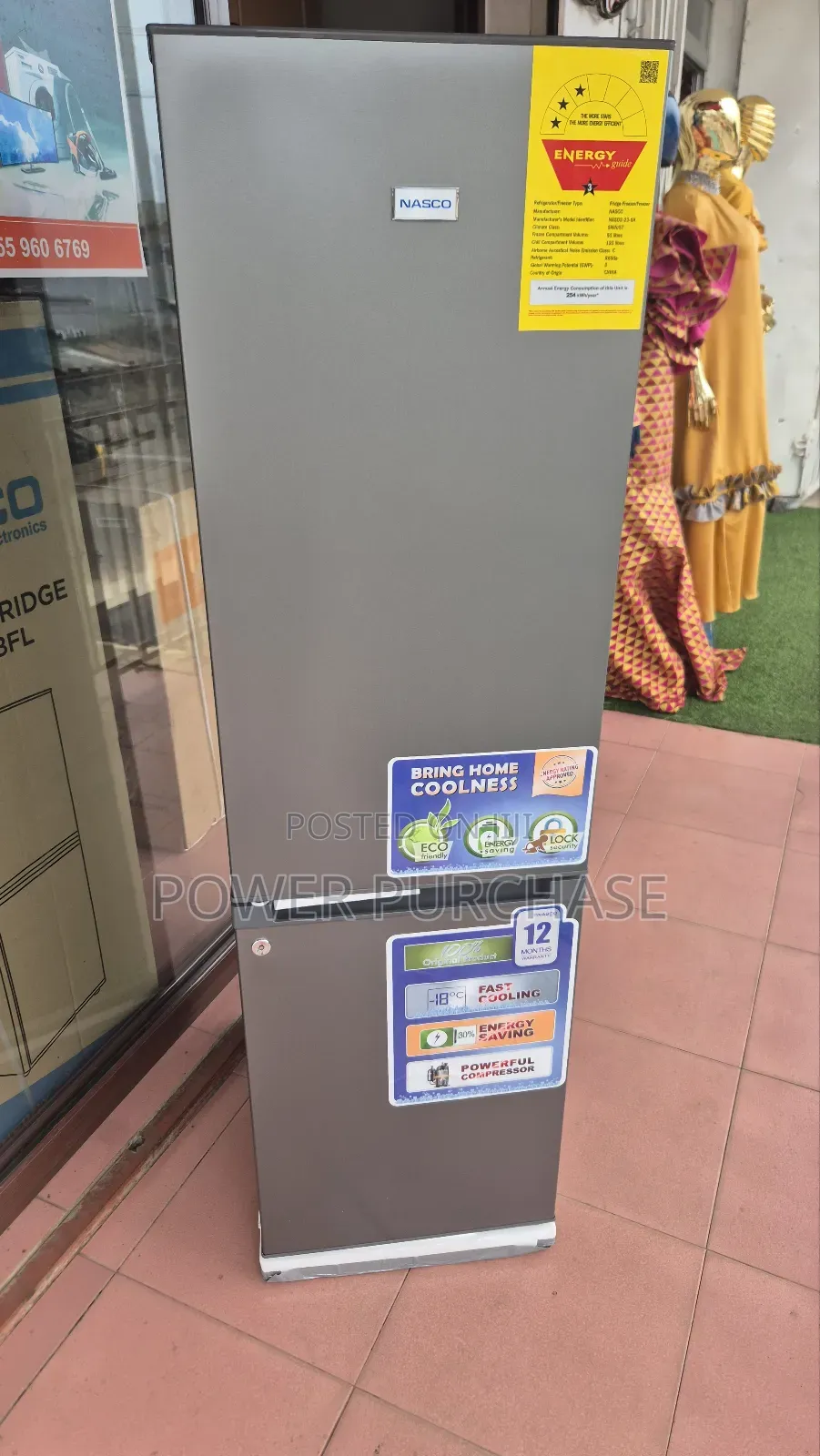 Charismatic Nasco 170 Litres Combined Fridge Nasd2-23-Sk