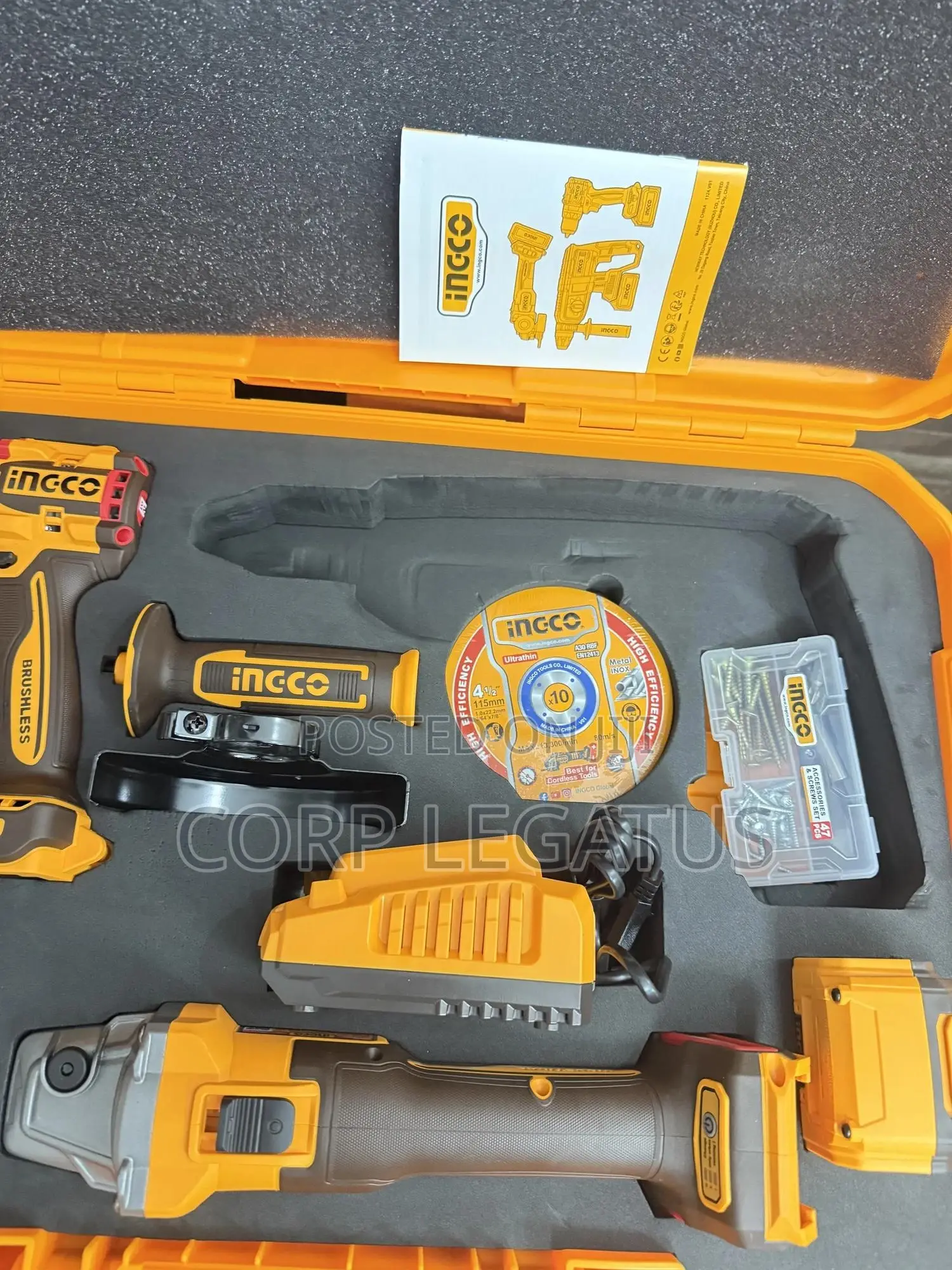 Ingco 3 in 1 Brushless Combo