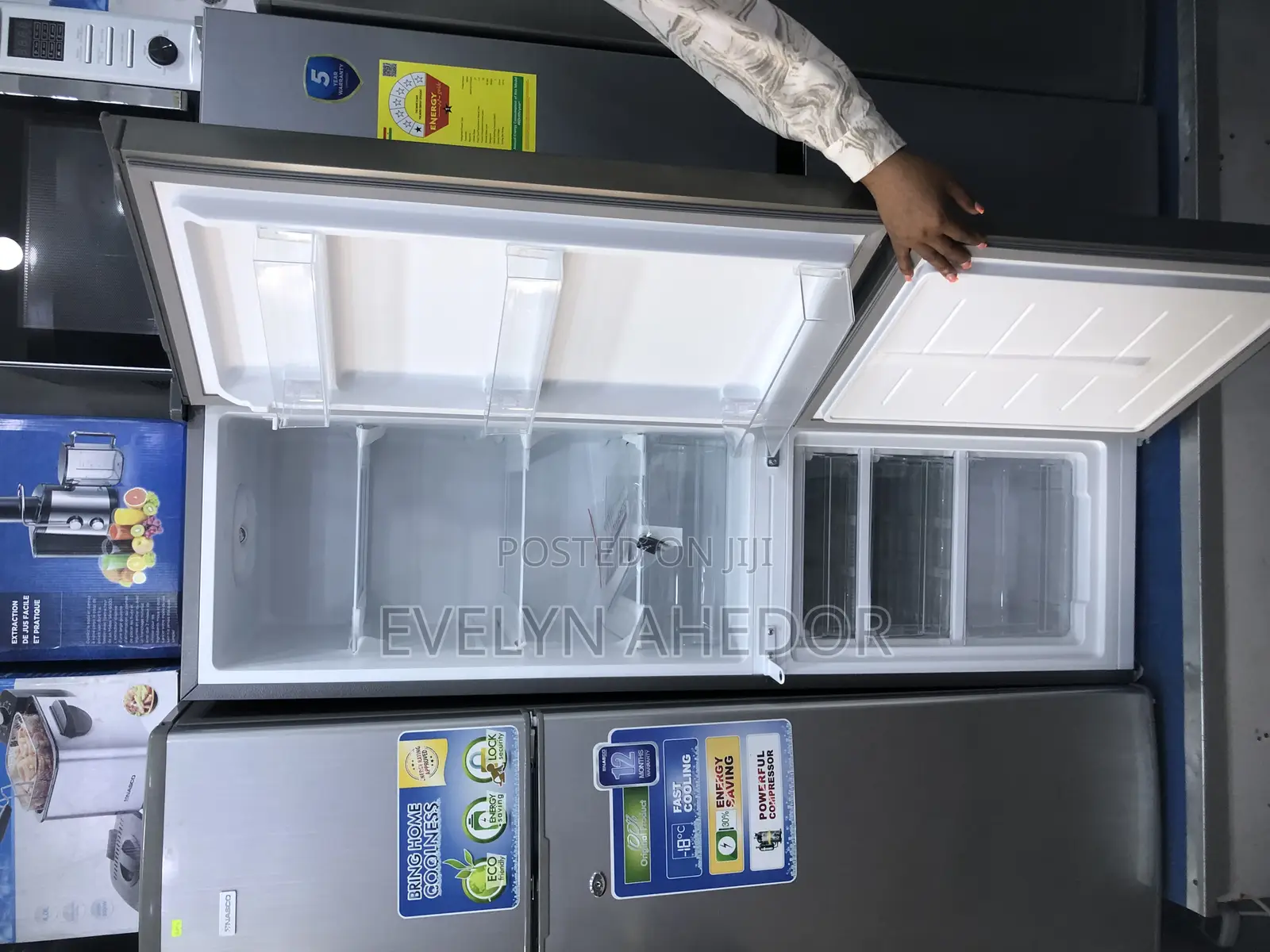 Neat Eco Friendly Nasco Bottom Freezer 170 Liters Available