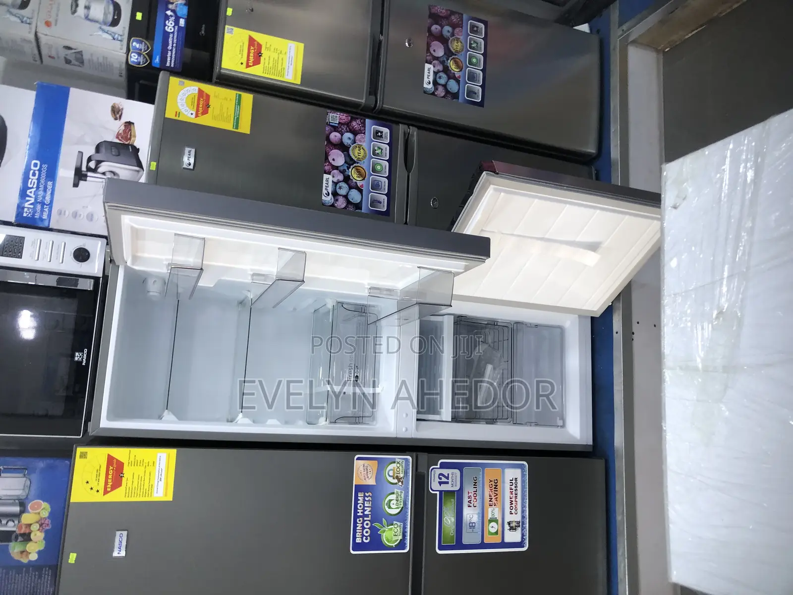 Storage Flexible Midea Bottom Freezer 174 Liters Available