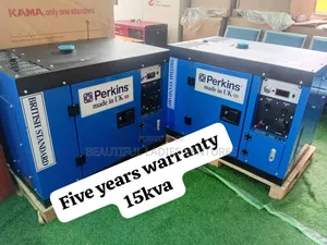 Minimal Fumes From 15kva Perkins Diesel Generator 15kva Gen