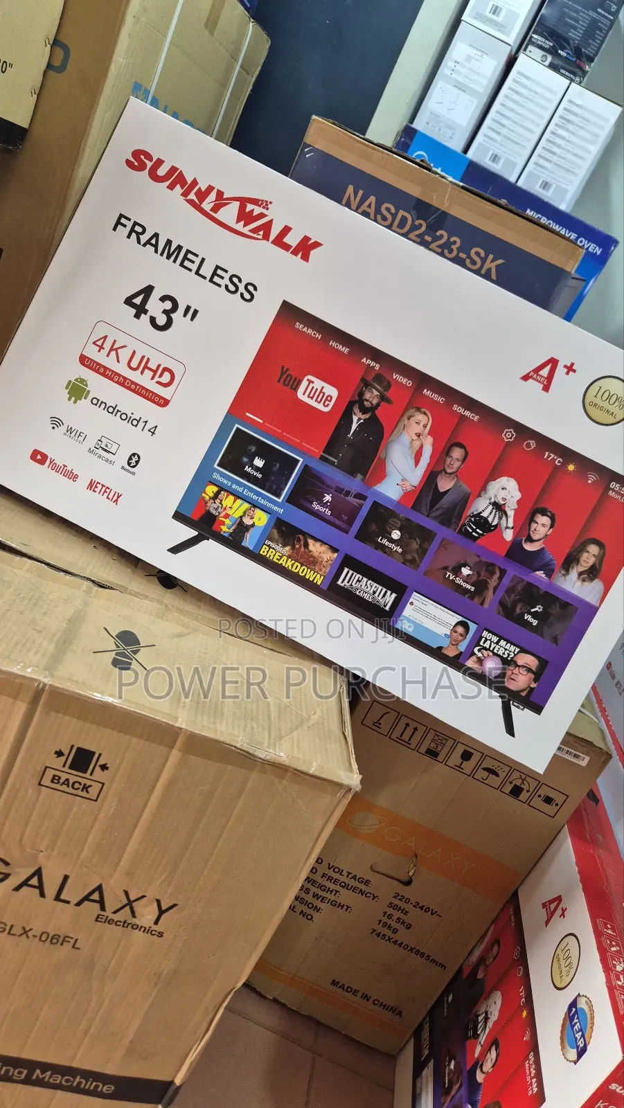 Frankly Sunnywalk 43inches Android Television Ks-4380