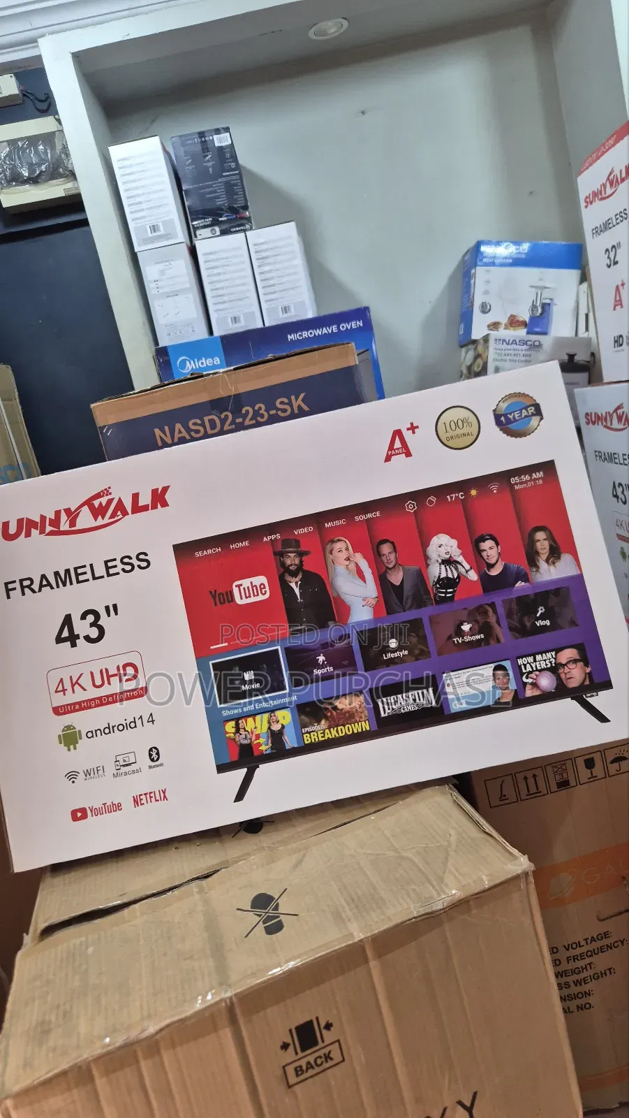 Designated Sunnywalk 43inches Android Television Ks-4380