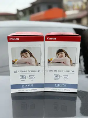 Canon Selphy Cp1000 108sheets of Paper + Ink