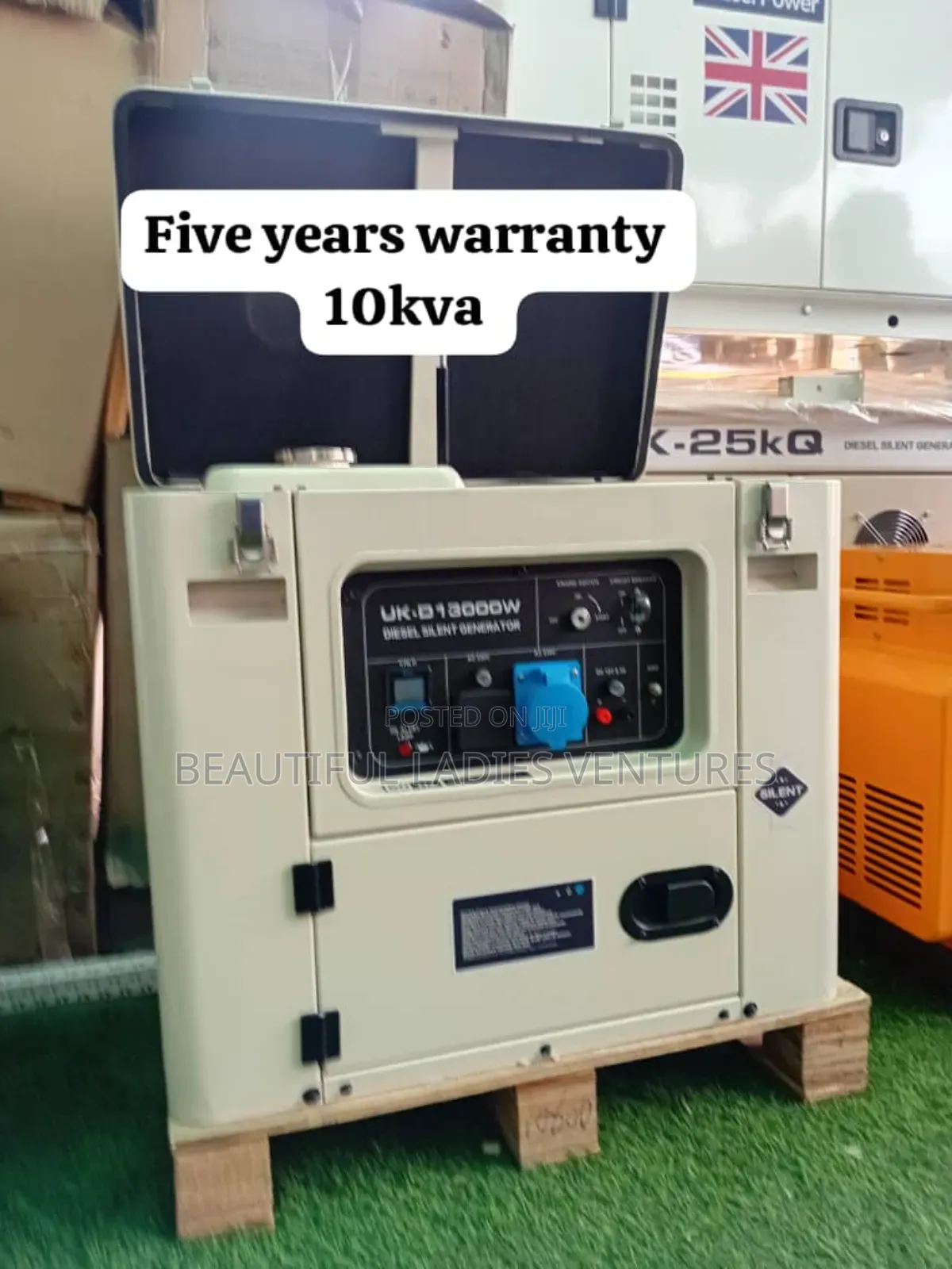 Minimal Fumes From 10kva Uk-D Diesel Generator 10kva Gen