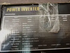 12v 1000 Dc to Ac Power Inverter (Isow)