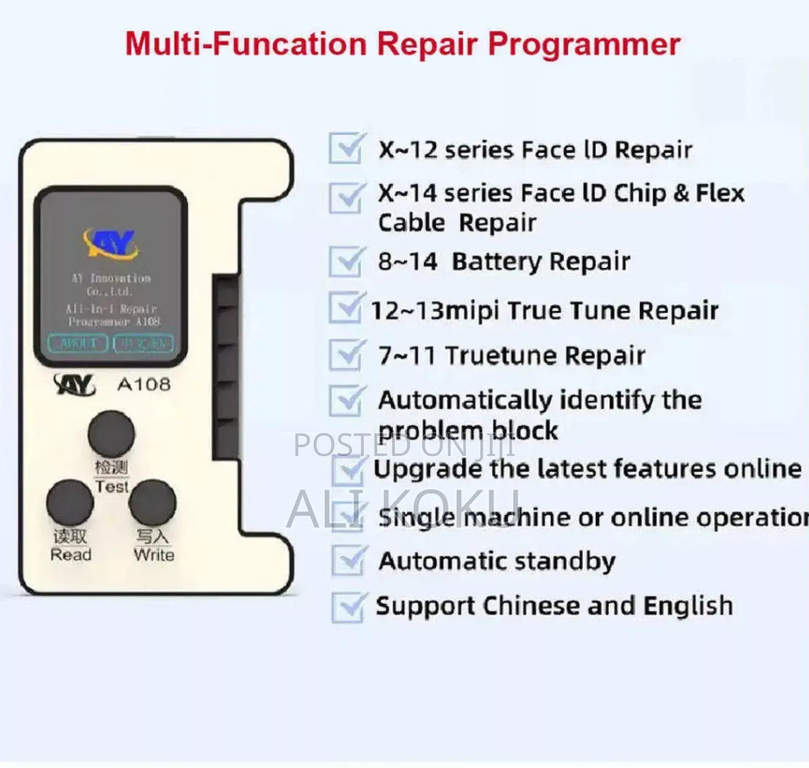 Ay A108 Box You Can Use It To Repair, Face Id, True Tone