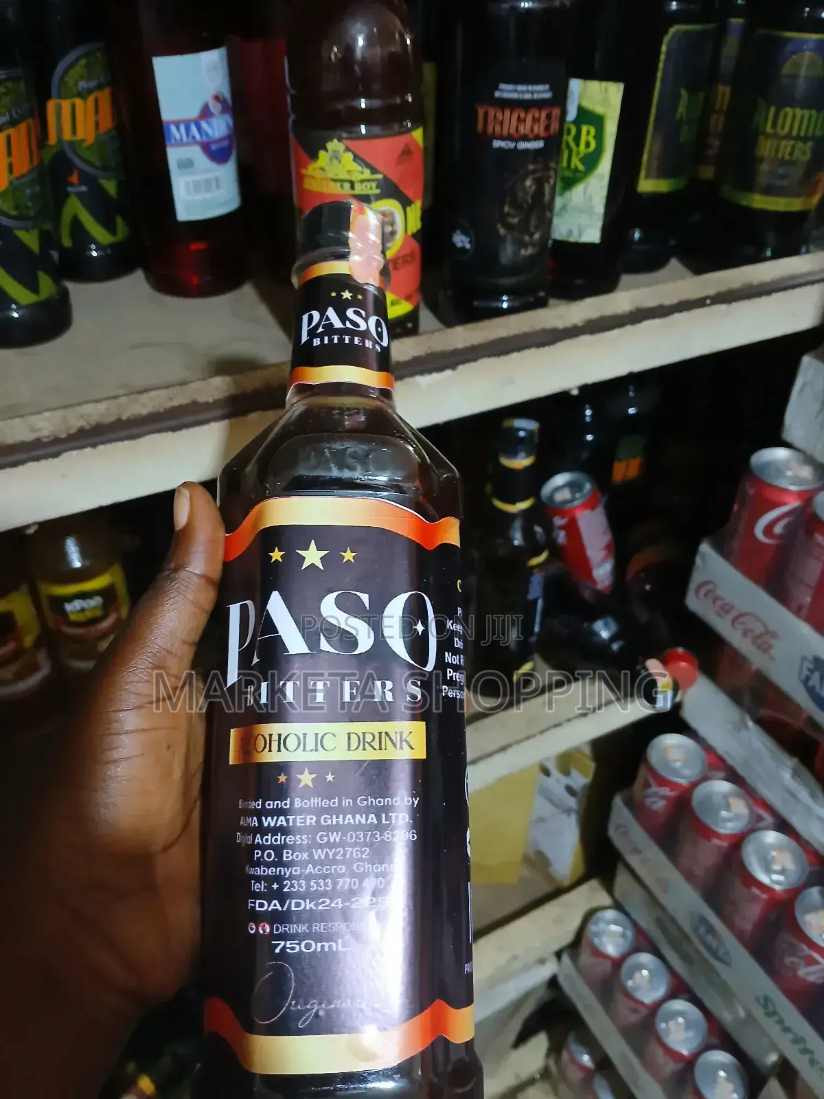 Paso Bitters Alcoholic Drinks 700ml