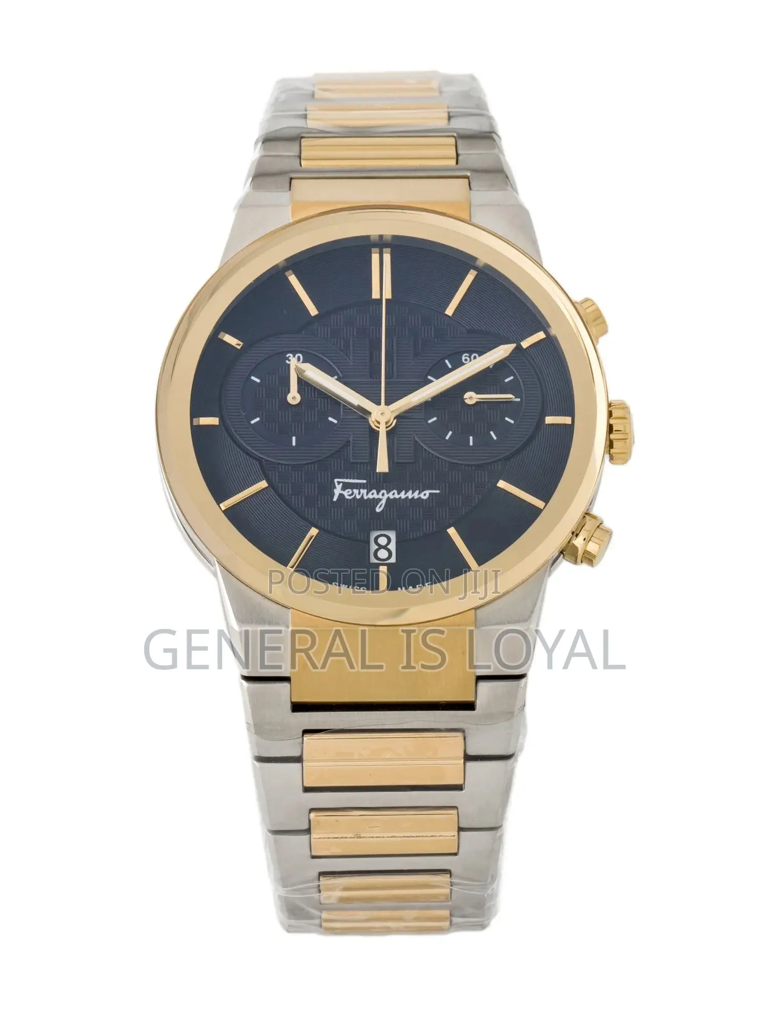 Ferragamo Mens Ferragamo Sapphire Two Tone