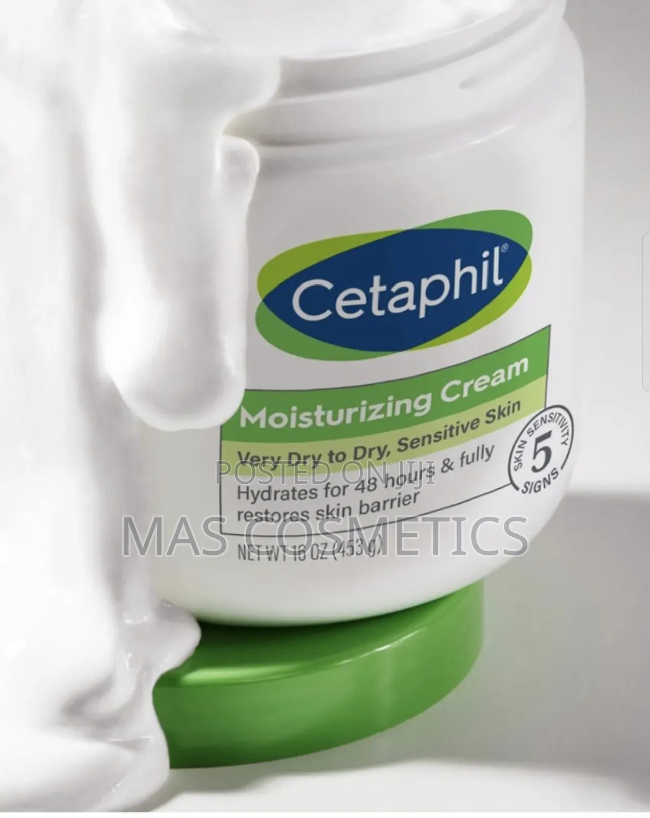 Cetaphil Moisturising Cream for Dry Sensitive Skin-453g