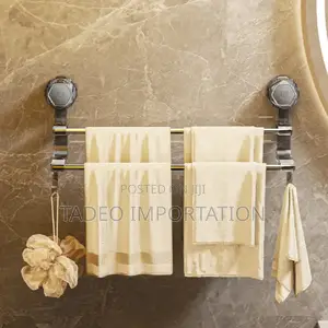 Luxury Bathroom Towel Rack With Double Rods