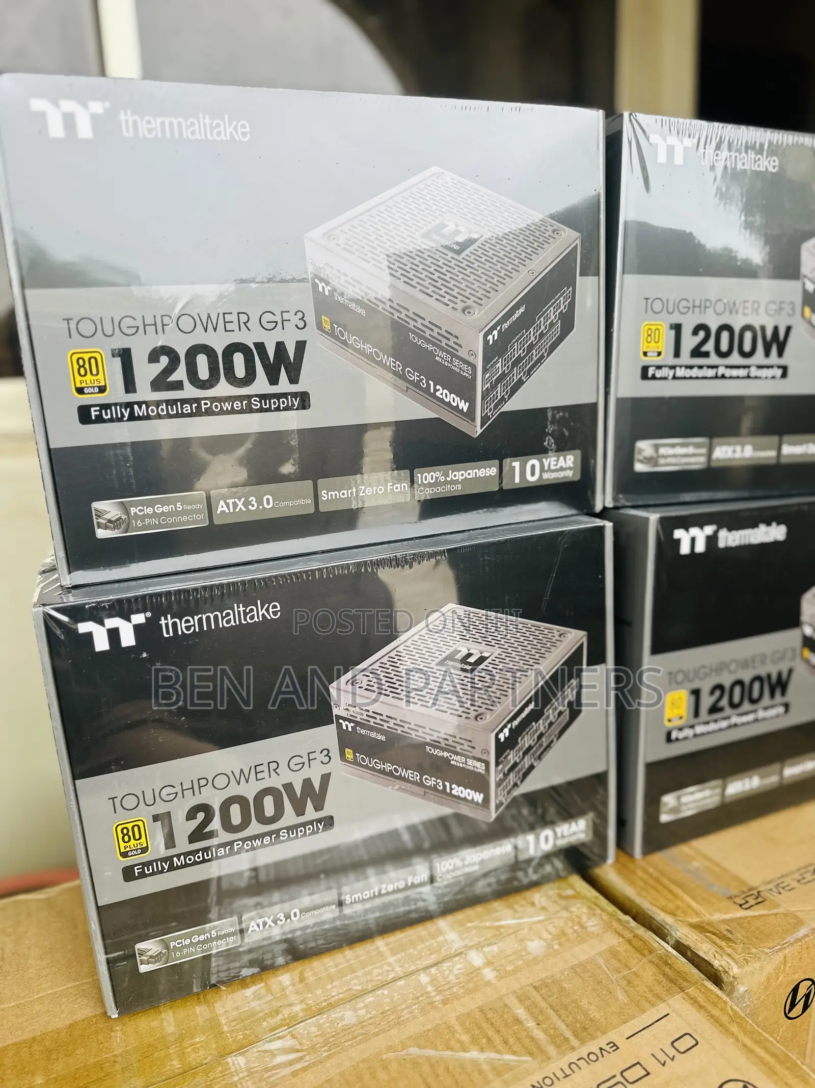 Thermaltake Gf3 1200w Atx 3.0/Pci-e 5.0, Power Supply.