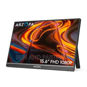 Arzopa Portable Monitor, 15.6" Fhd Ips Portable Monito
