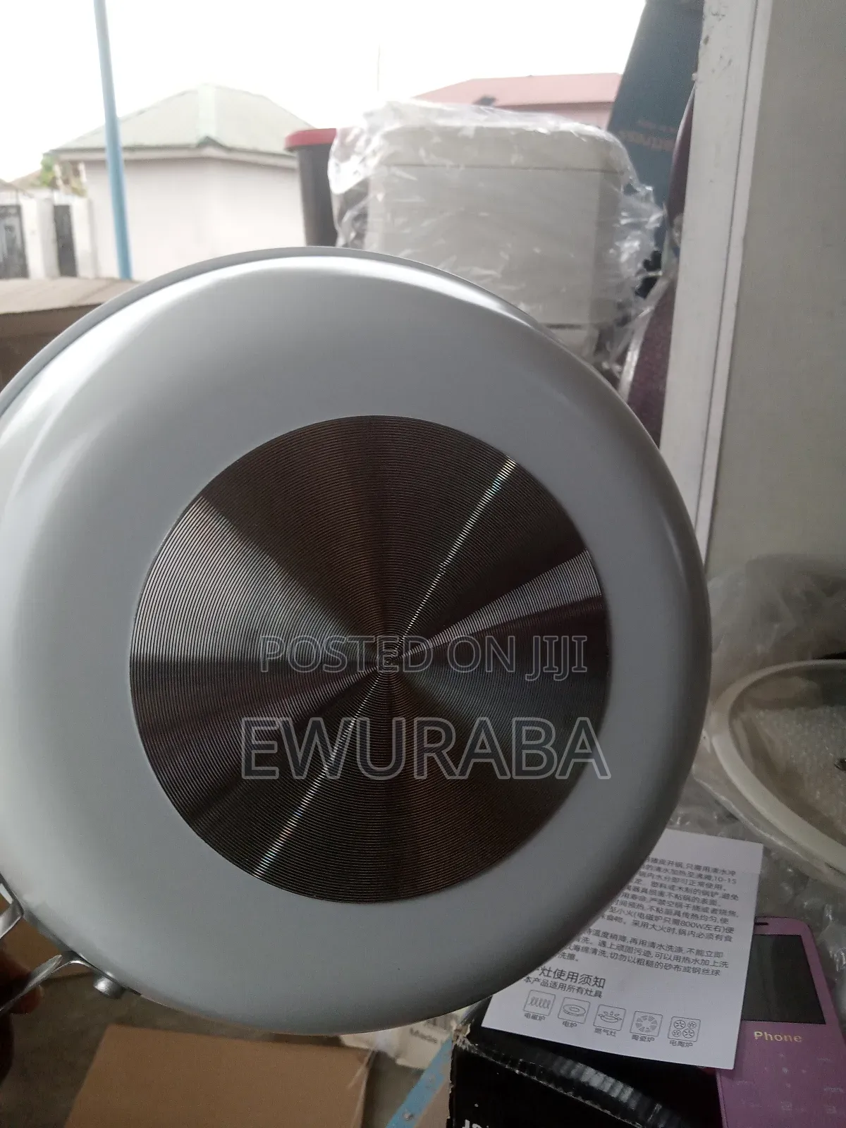 28cm Non Stick Wok With Glass Cover