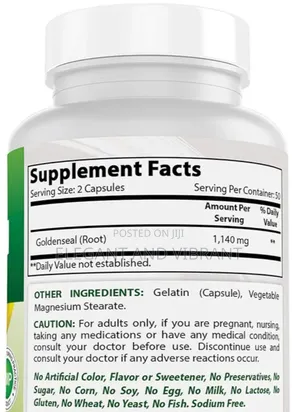 Goldenseal Root Supplement 570mg