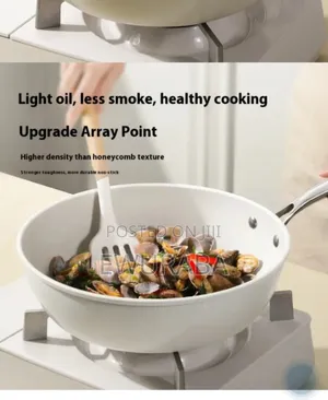 28cm Non Stick Wok With Glass Cover