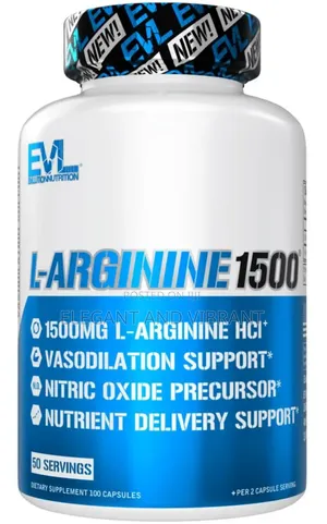Nitric Oxide Booster L-Arginine Supplement - High Potency
