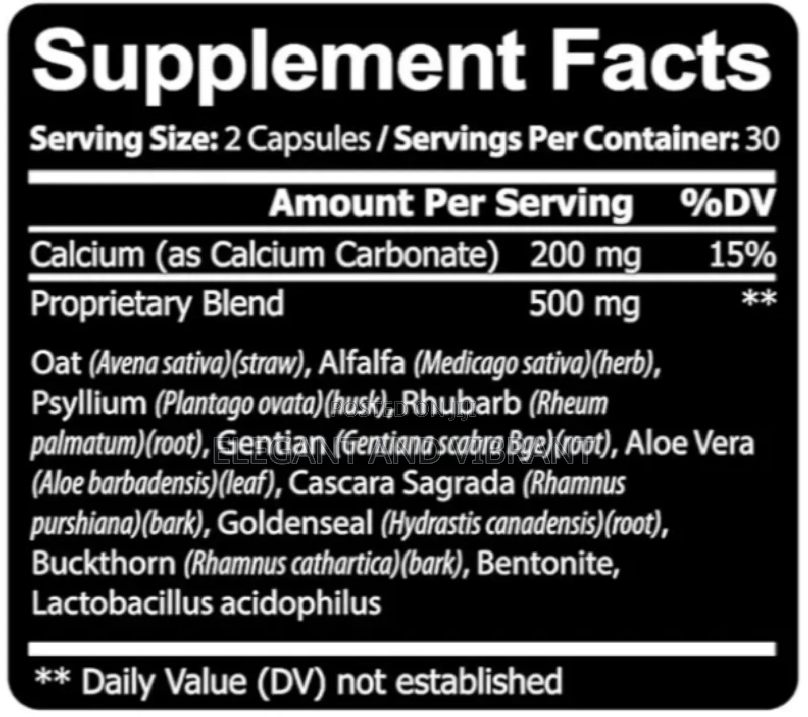 Colon Cleanser Fast-Acting With Herbs Probiotics