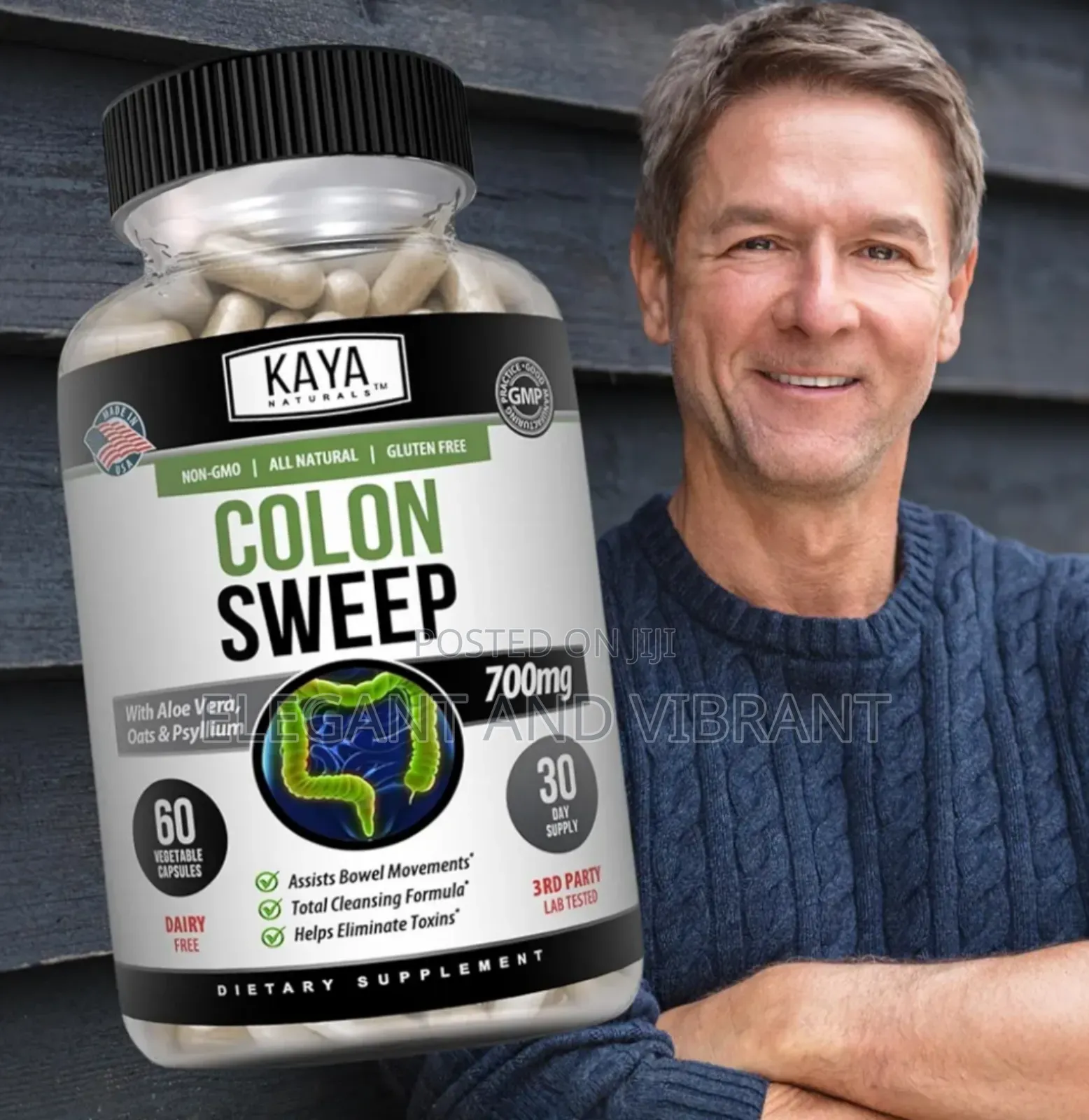 Colon Cleanser Fast-Acting With Herbs Probiotics