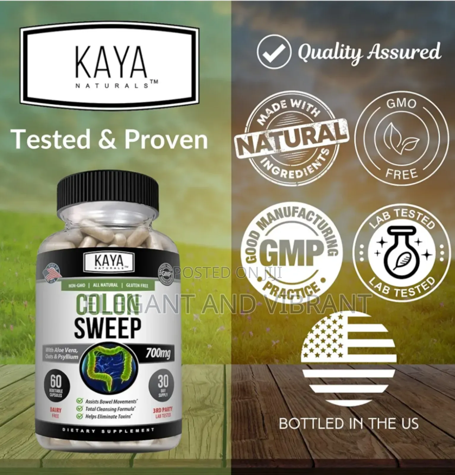 Colon Cleanser Fast-Acting With Herbs Probiotics