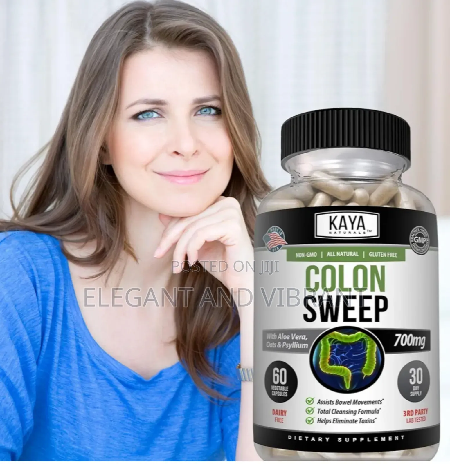 Colon Cleanser Fast-Acting With Herbs Probiotics