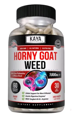 Horny Goat Weed-Maca,Saw Palmetto, Ginseng,L-Arginine