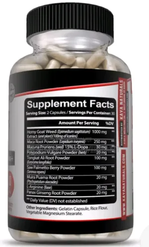 Horny Goat Weed-Maca,Saw Palmetto, Ginseng,L-Arginine