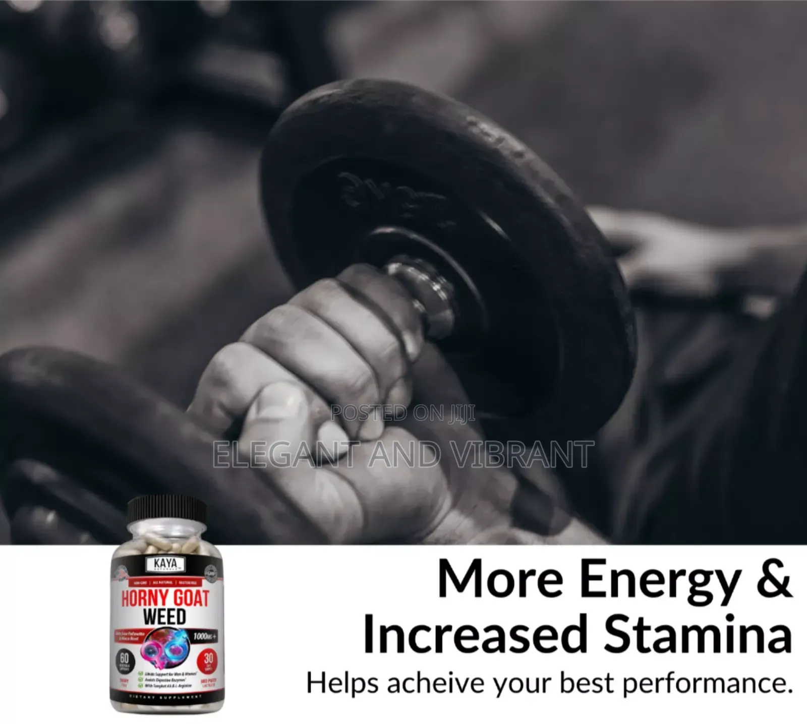 Horny Goat Weed-Maca,Saw Palmetto, Ginseng,L-Arginine