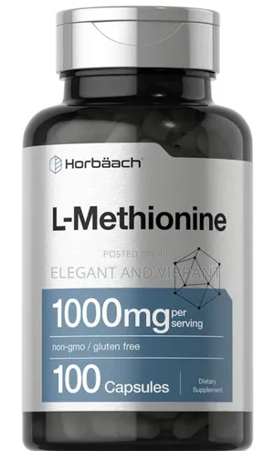 L-methionine 1000mg | 100 Capsules