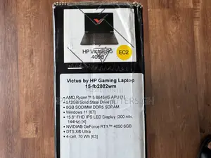 New Laptop HP Victus 15 16GB AMD Ryzen 5 SSD 512GB