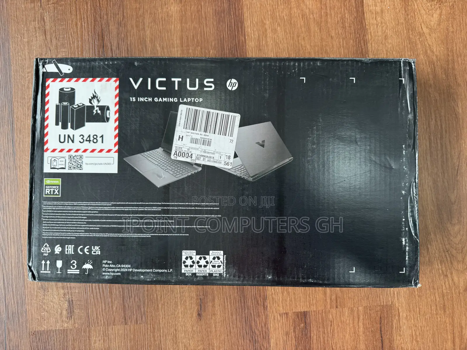 New Laptop HP Victus 15 16GB AMD Ryzen 5 SSD 512GB