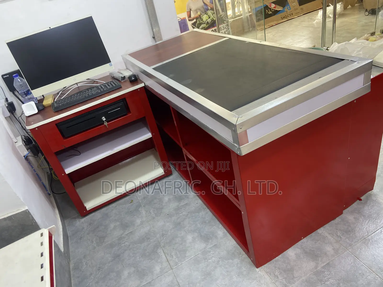 Supermarket Counter or Cash Desk