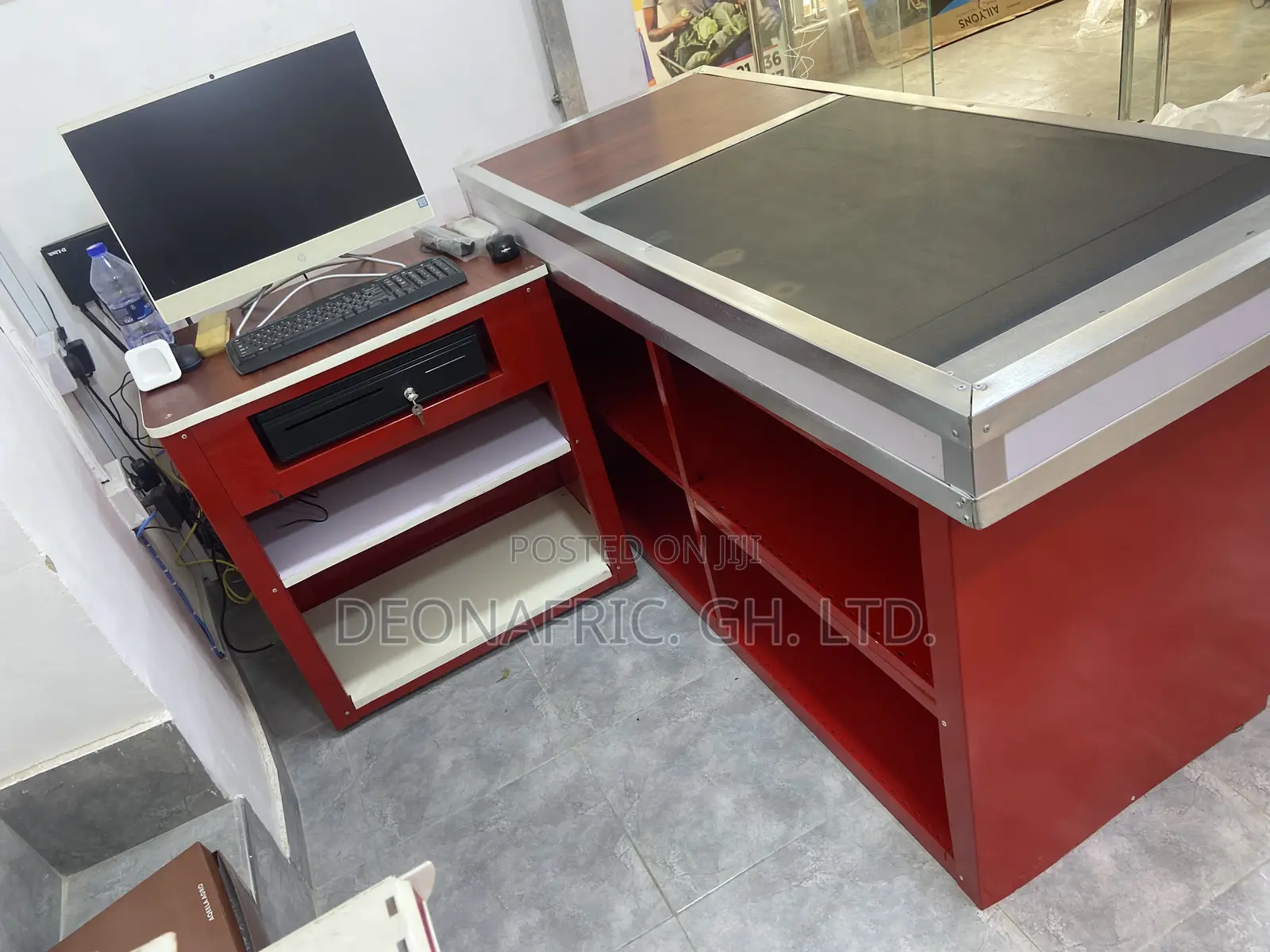 Supermarket Counter or Cash Desk
