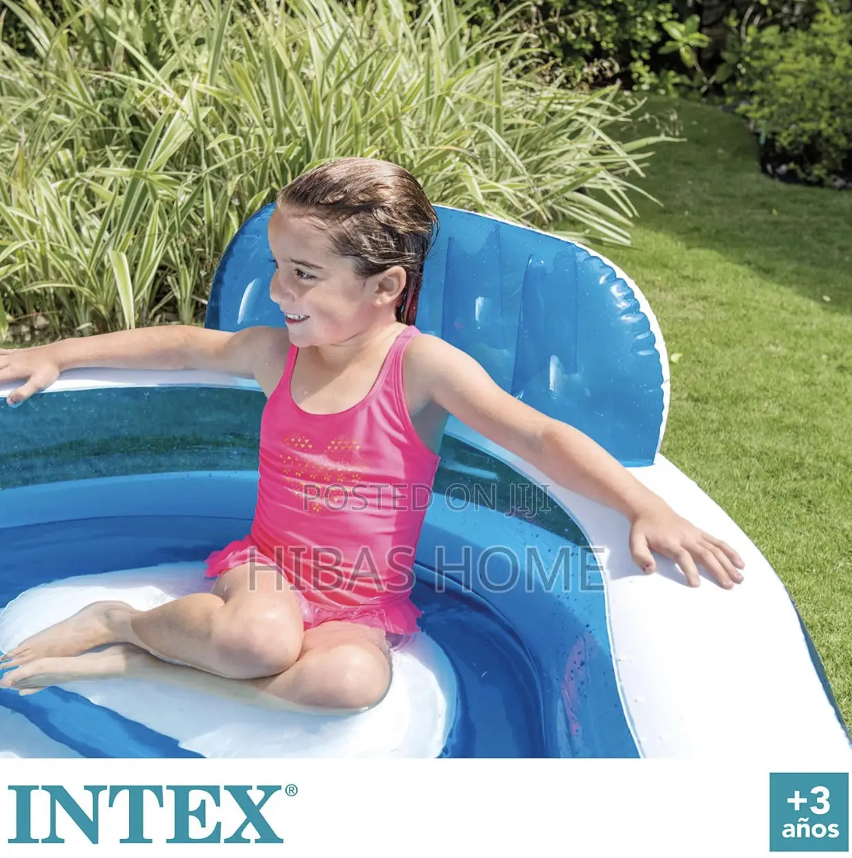 Intex Swim Center Family Lounge Pool (991ltrs)(229x229x66cm)
