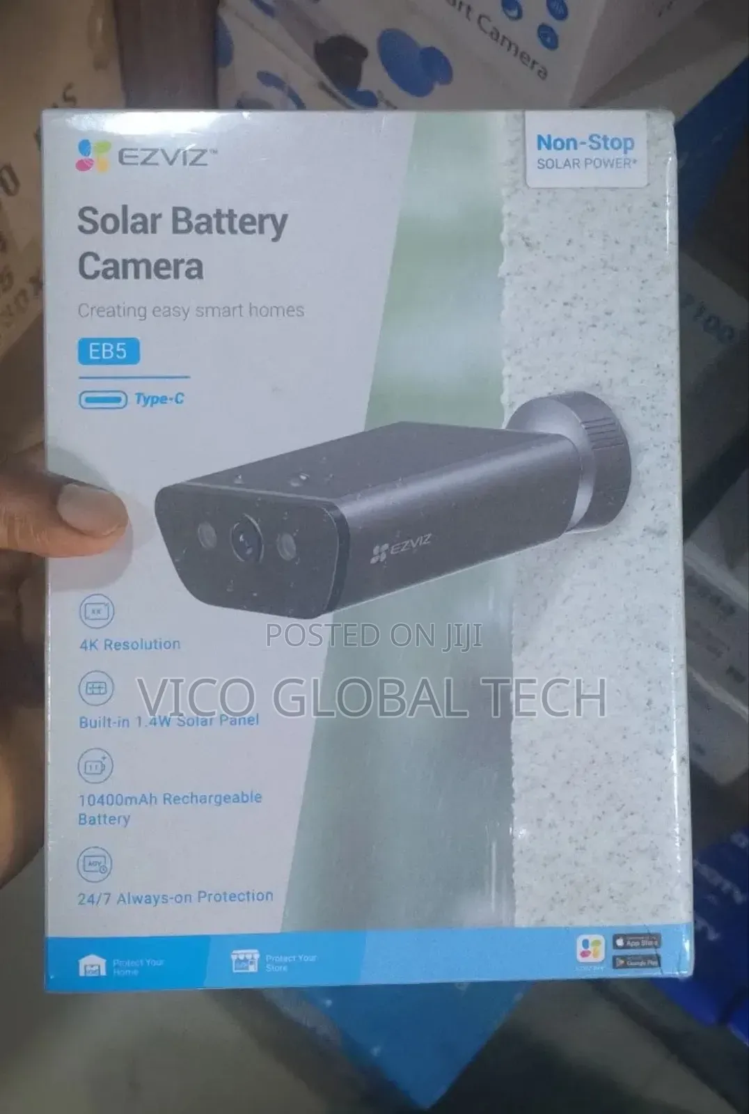 Ezviz Eb5 Wireless Outdoor Security Camera With Solar Power
