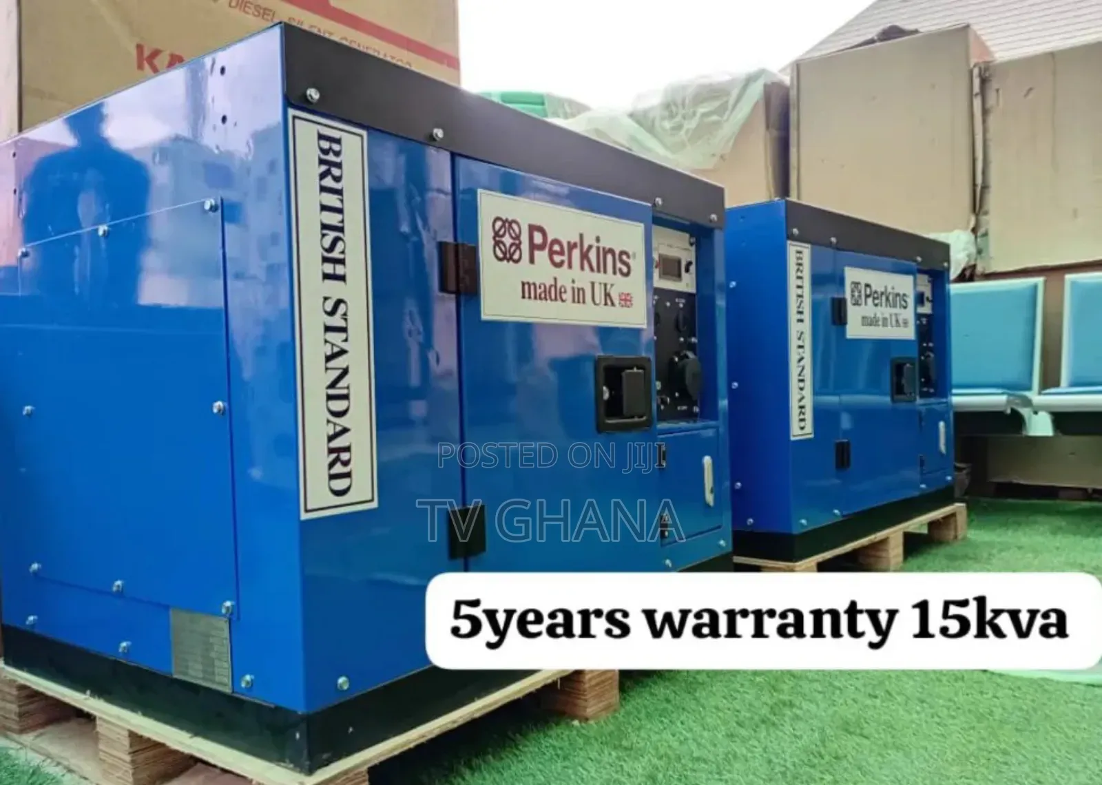 15kva Perkins Generator Machine for Emergency Use Only 15kva