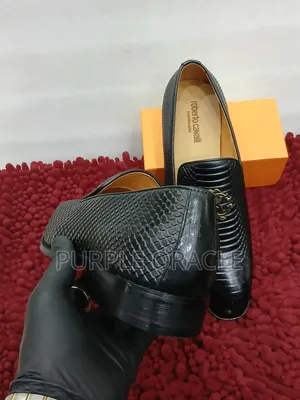 Roberto Cavalli Leather Men's Loafers
