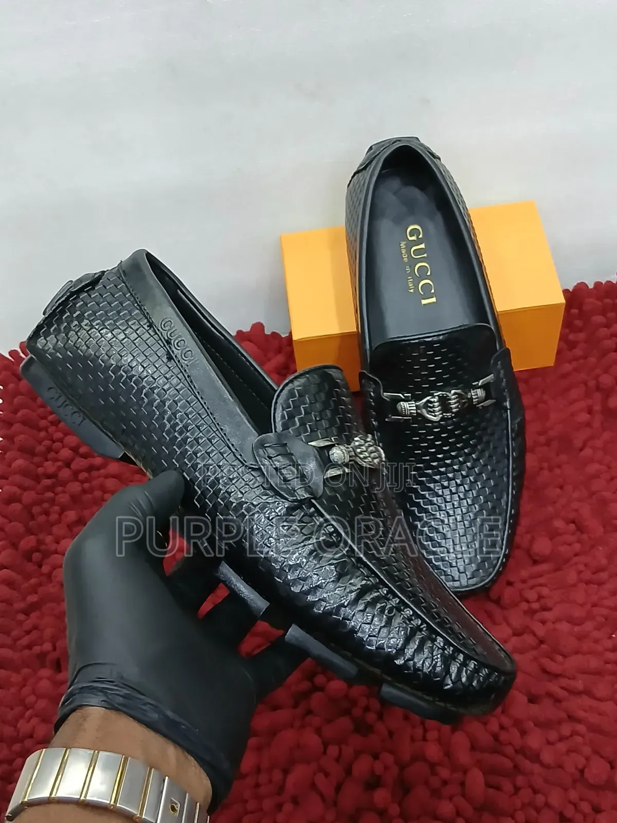 Timeless Gucci Elegant Black Formal Loafers for Men
