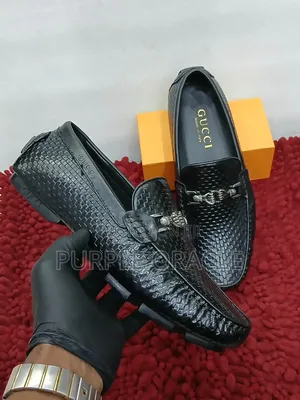 Timeless Gucci Elegant Black Formal Loafers for Men