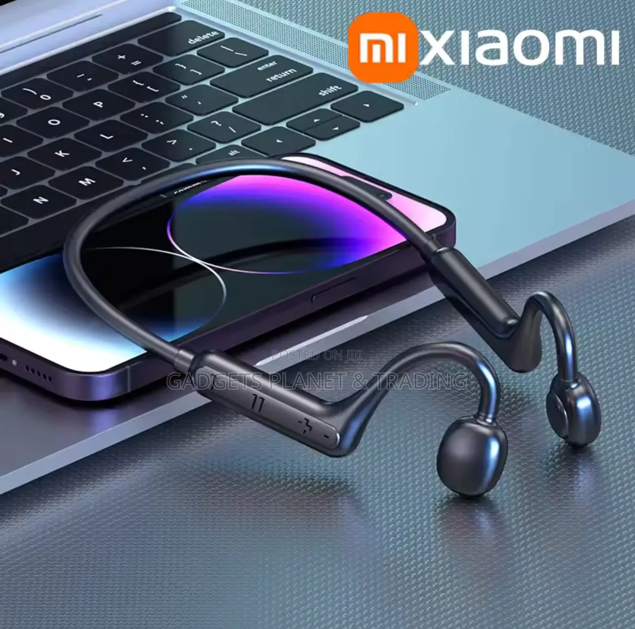 Ks15 Wireless Bluetooth Necklace Bone Conduction Earphone
